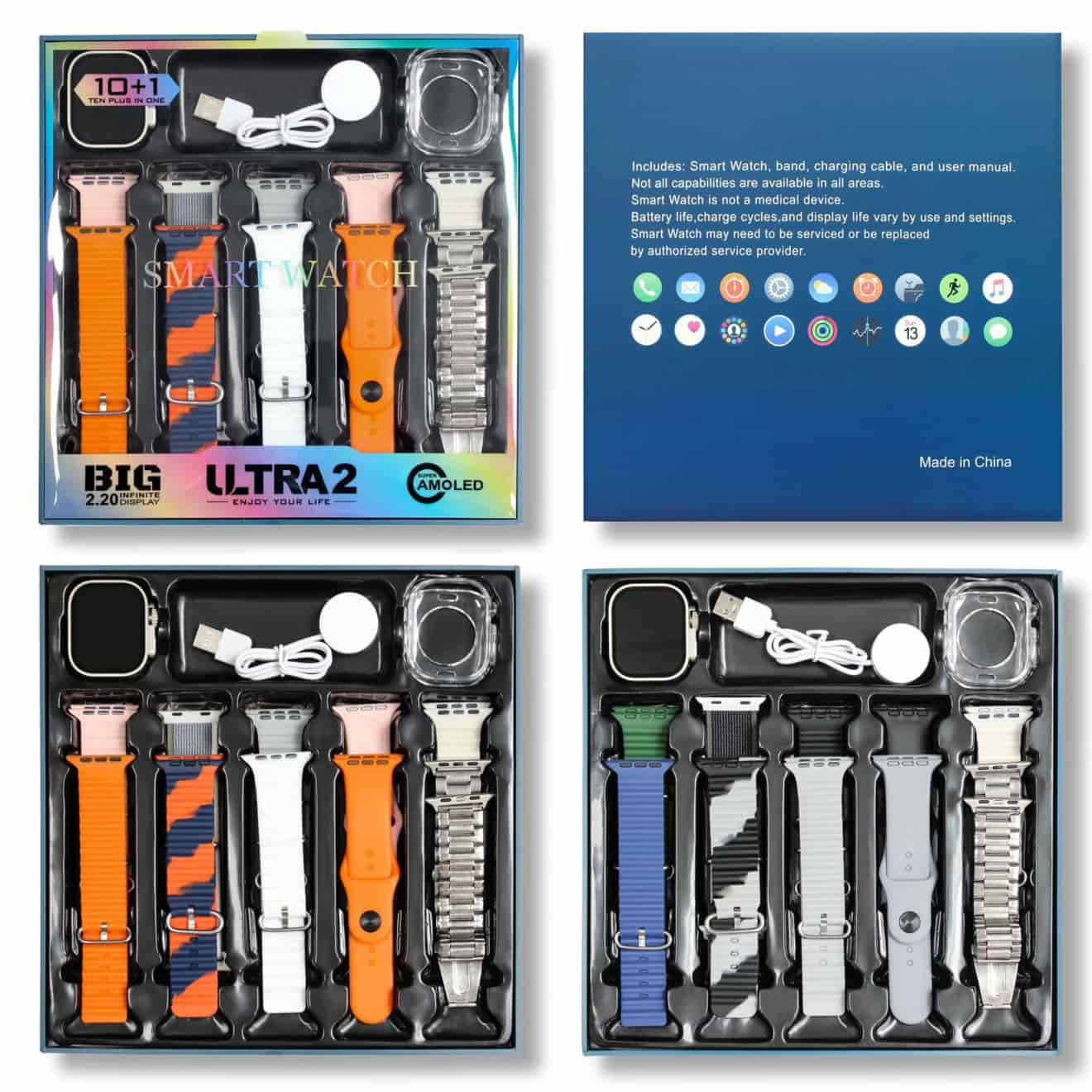 Smart Watch Collection – T83 Pro 4G SIM, Ultra 10-in-1, Ultra 9, Ultra 2, DT900, C9, D9, G9 Ultra Pro & More | Bluetooth Fitness Smartwatch