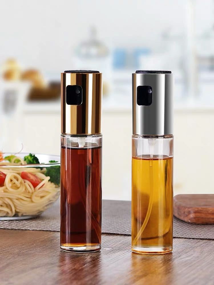 200ml Olive Oil Sprayer Bottle for Cooking – Refillable Fine Mist Oil Spray with Portion Control for Air Fryer, BBQ, Baking, Roasting, Salad & Kitchen