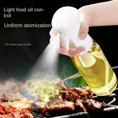 200ml Olive Oil Sprayer Bottle for Cooking – Refillable Fine Mist Oil Spray with Portion Control for Air Fryer, BBQ, Baking, Roasting, Salad & Kitchen