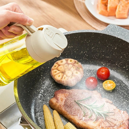 200ml Olive Oil Sprayer Bottle for Cooking – Refillable Fine Mist Oil Spray with Portion Control for Air Fryer, BBQ, Baking, Roasting, Salad & Kitchen