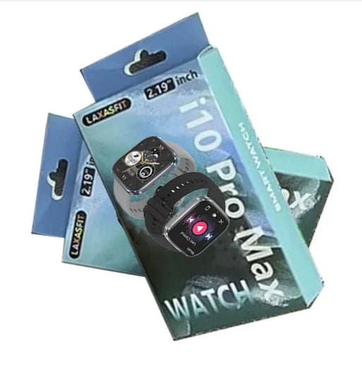 i10 Pro Max Smart Watch – 2.19" HD Display, Bluetooth Calling, Heart Rate & SpO2 Monitor, Fitness Tracker for Android & iPhone
