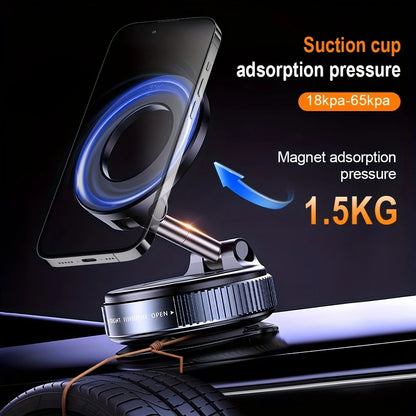 360° Rotating Magnetic Phone Holder – Foldable & Retractable Universal Phone Mount for Car, Mirror, Desk, Bathroom & Travel