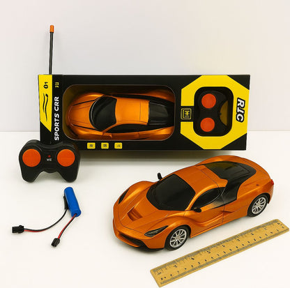 1:20 RC Sports Car – Rechargeable Remote Control Drift Car with LED Headlights, 2.4GHz Racing Toy for Kids
