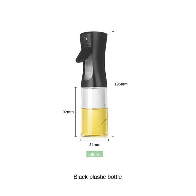200ml Olive Oil Sprayer Bottle for Cooking – Refillable Fine Mist Oil Spray with Portion Control for Air Fryer, BBQ, Baking, Roasting, Salad & Kitchen