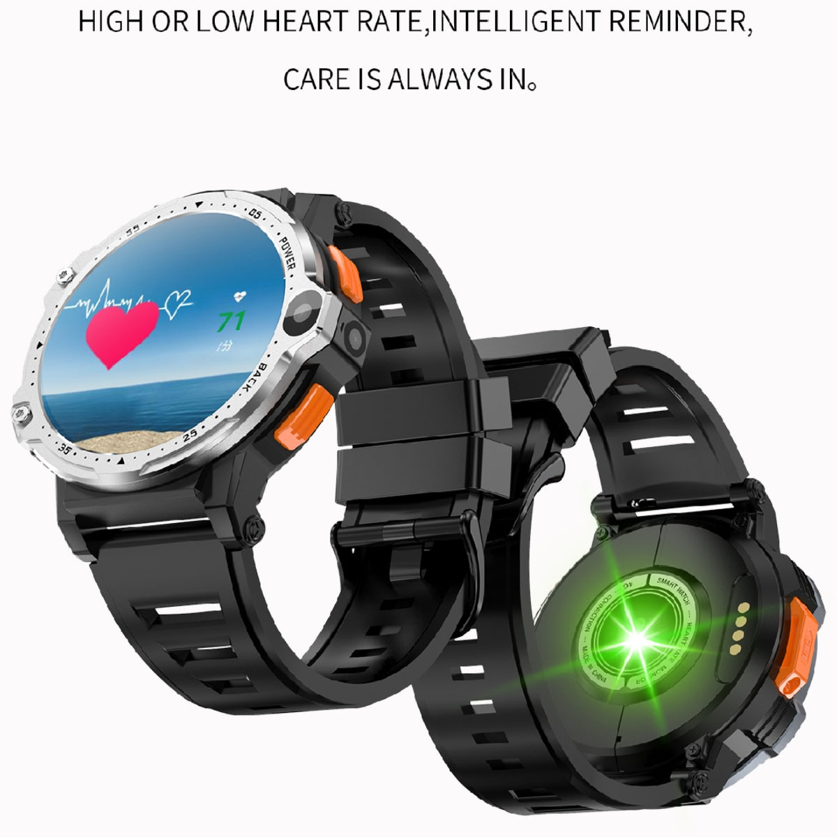 PG999 4G WiFi Smart Watch – Android 8.1, 1.54" HD Display, Dual Camera, Video Calling & 5G SIM Compatible Smartwatch