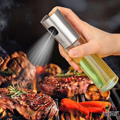 200ml Olive Oil Sprayer Bottle for Cooking – Refillable Fine Mist Oil Spray with Portion Control for Air Fryer, BBQ, Baking, Roasting, Salad & Kitchen